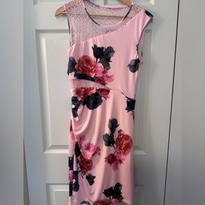 Pink floral Dress